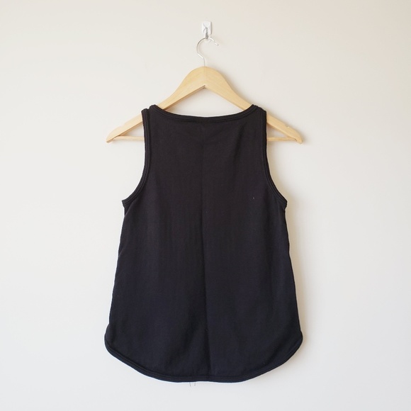Anthropologie Moth Textured Knit Tank Black - Picture 3 of 7
